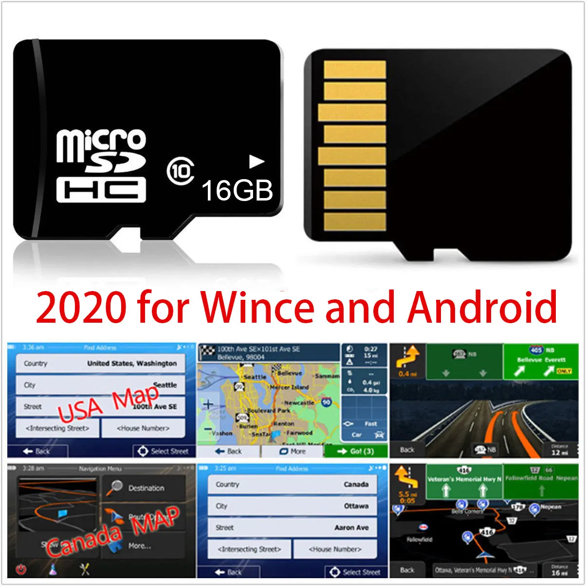 Карта GPS micro SD 32 ГБ для Android 8 1 или выше новая карта бесплатное обновление