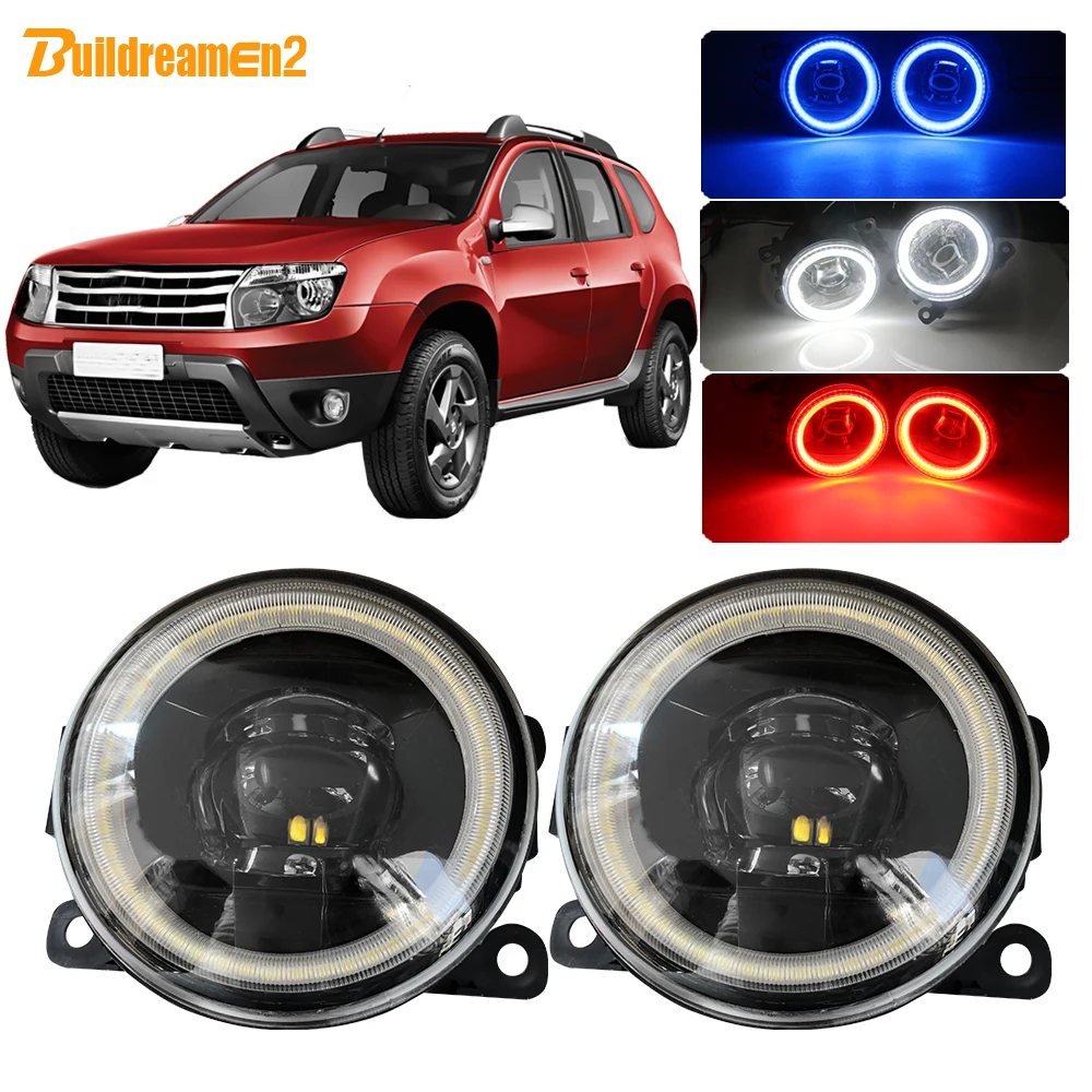 Buildreamen2 For Renault Duster Car 4000LM LED Lamp Fog Light Angel Eye Daytime Running Light 12V Styling 2012 2013 2014 2015
Buildreamen2 For Renault Duster Car 4000LM LED Lamp Fog Light Angel Eye Daytime Running Light 12V Styling 2012 2013 2014 2015