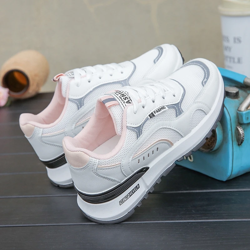 2021 Spring Breathable Mesh Women Sneakers Flat Platform Women's Shoes Fashion Round Toe Comfortable Thick Bottom Ladies Shoes
2021 Spring Breathable Mesh Women Sneakers Flat Platform Women's Shoes Fashion Round Toe Comfortable Thick Bottom Ladies Shoes