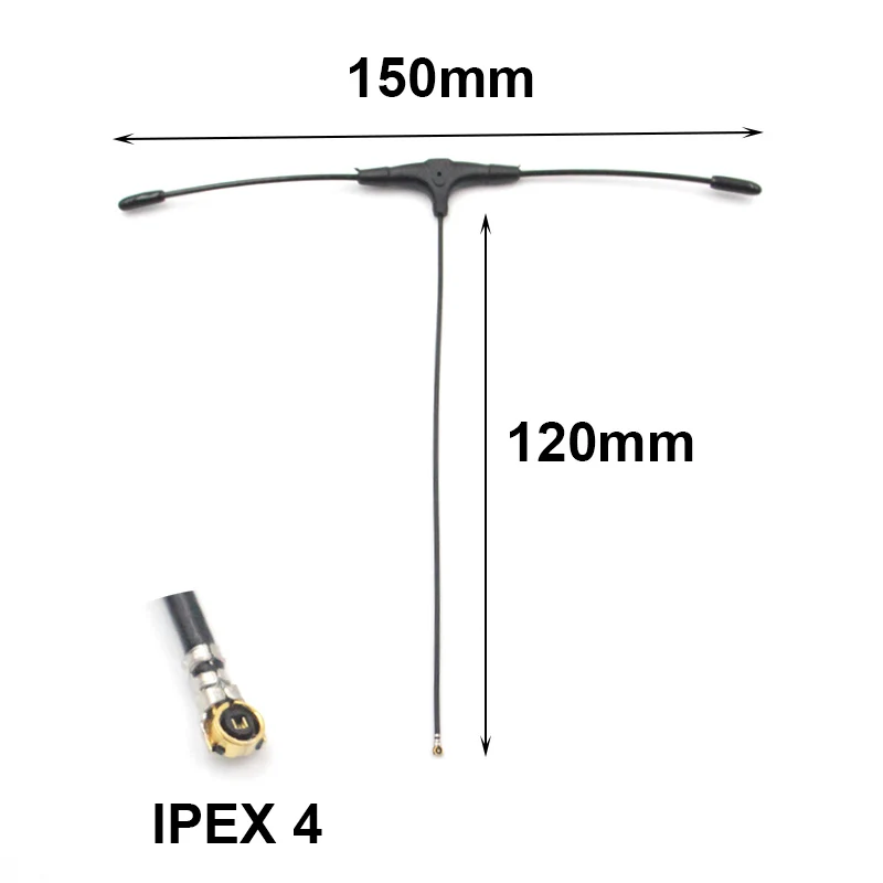 Frsky 915 T-образная антенна длиной 120 мм интерфейс IPEX 1 / 4 для R9 mini/ Slim + /R9 ресивер OTA