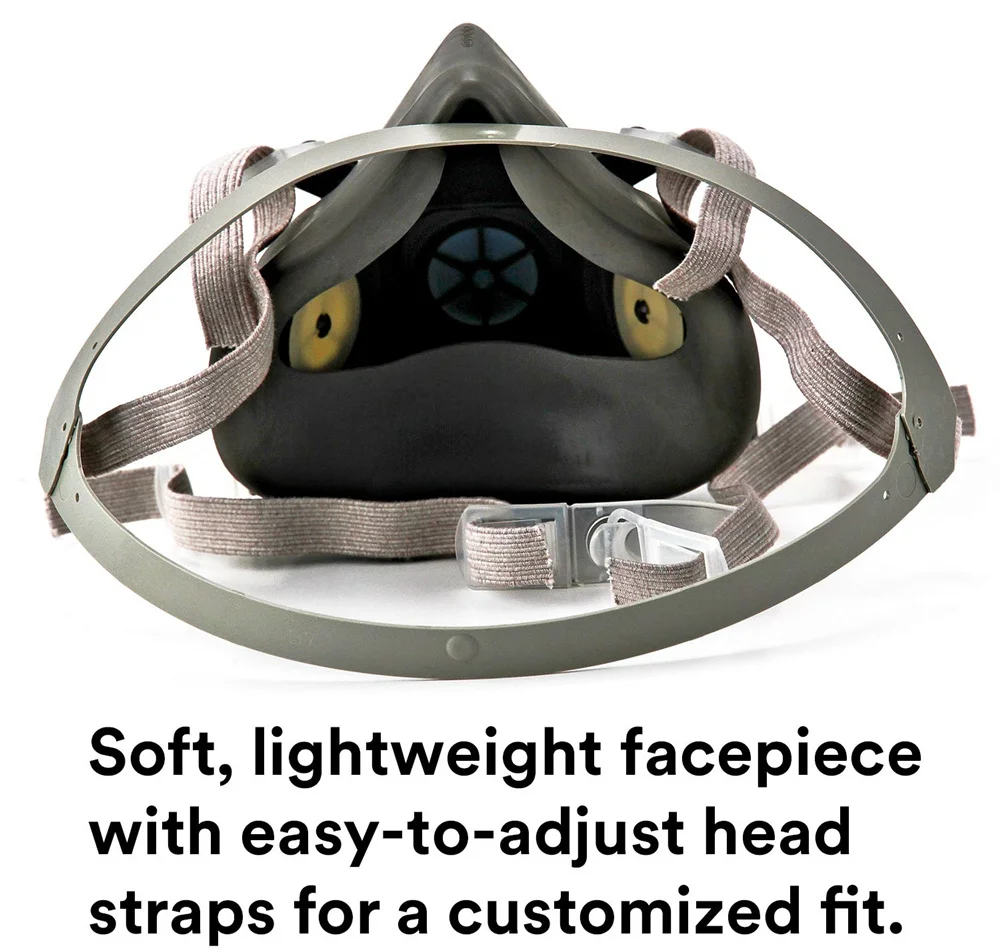 Authentic 7 In 1 Suit 6100 Half Face Mask Respirator for Spray Painting Protection Industrial PM2.5 Dust-Proof Facemask S Size
Authentic 7 In 1 Suit 6100 Half Face Mask Respirator for Spray Painting Protection Industrial PM2.5 Dust-Proof Facemask S Size