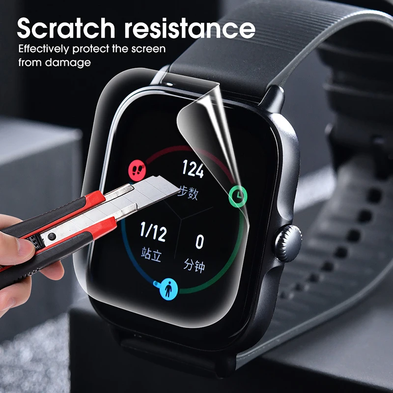 For Amazfit GTS 3 Screen Protector Waterproof Scratch-resistant Smartwatch Soft Protective Smart Watch Film for Amazfit GTS3
For Amazfit GTS 3 Screen Protector Waterproof Scratch-resistant Smartwatch Soft Protective Smart Watch Film for Amazfit GTS3