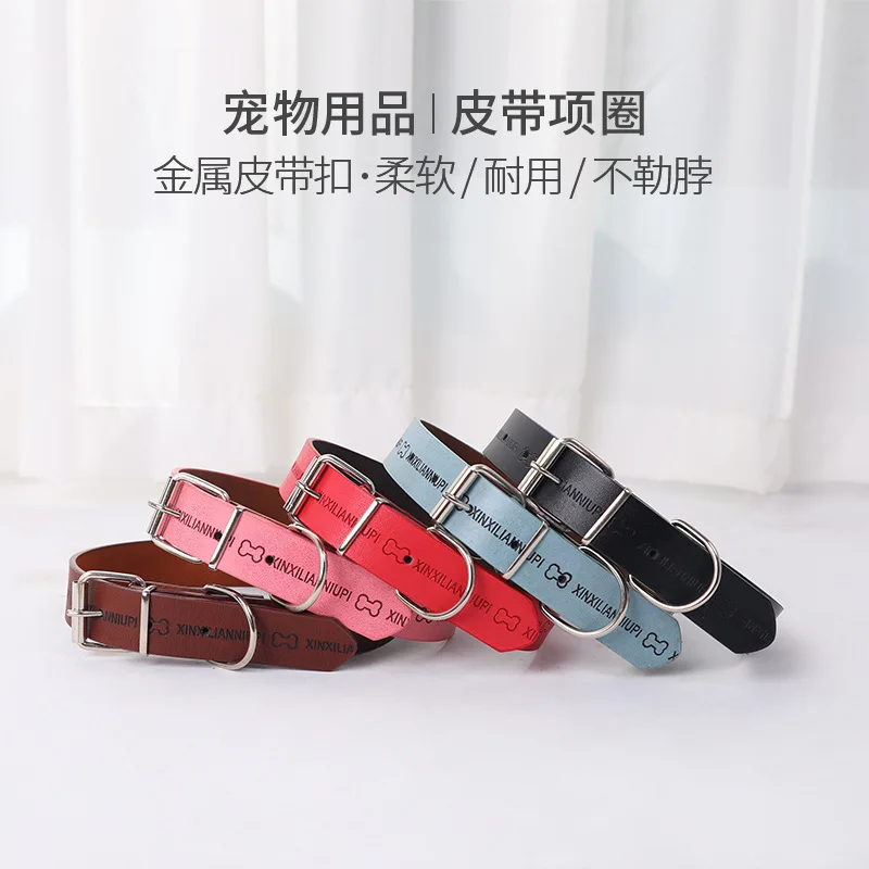 PU Leather Colorful Letter Dog Collar for Small Medium Large Dogs Neck Strap Adjustable Safe Puppy Leash Harness Pet Supplies
PU Leather Colorful Letter Dog Collar for Small Medium Large Dogs Neck Strap Adjustable Safe Puppy Leash Harness Pet Supplies