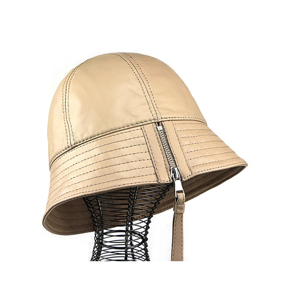 2021 Fashion Women Hot Sale Real Sheepskin Bucket Hat Real Leather Fishing Cap Solid Men Hat Hip-Hop Street Waterproof Caps
2021 Fashion Women Hot Sale Real Sheepskin Bucket Hat Real Leather Fishing Cap Solid Men Hat Hip-Hop Street Waterproof Caps