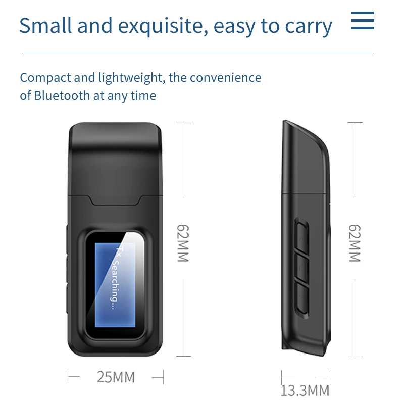USB Bluetooth transmitter 3.5mm aux audio output input receive transfer car home wireless Bluetooth adapter MP3 music player
USB Bluetooth transmitter 3.5mm aux audio output input receive transfer car home wireless Bluetooth adapter MP3 music player