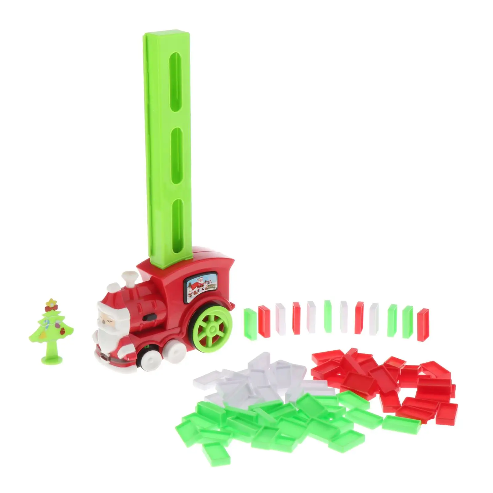 90Pcs Domino Train Blocks with Light Sound, Building and Stacking Toy Construction Vehicle Model for 3+ Year Old Kids Toddlers
90Pcs Domino Train Blocks with Light Sound, Building and Stacking Toy Construction Vehicle Model for 3+ Year Old Kids Toddlers