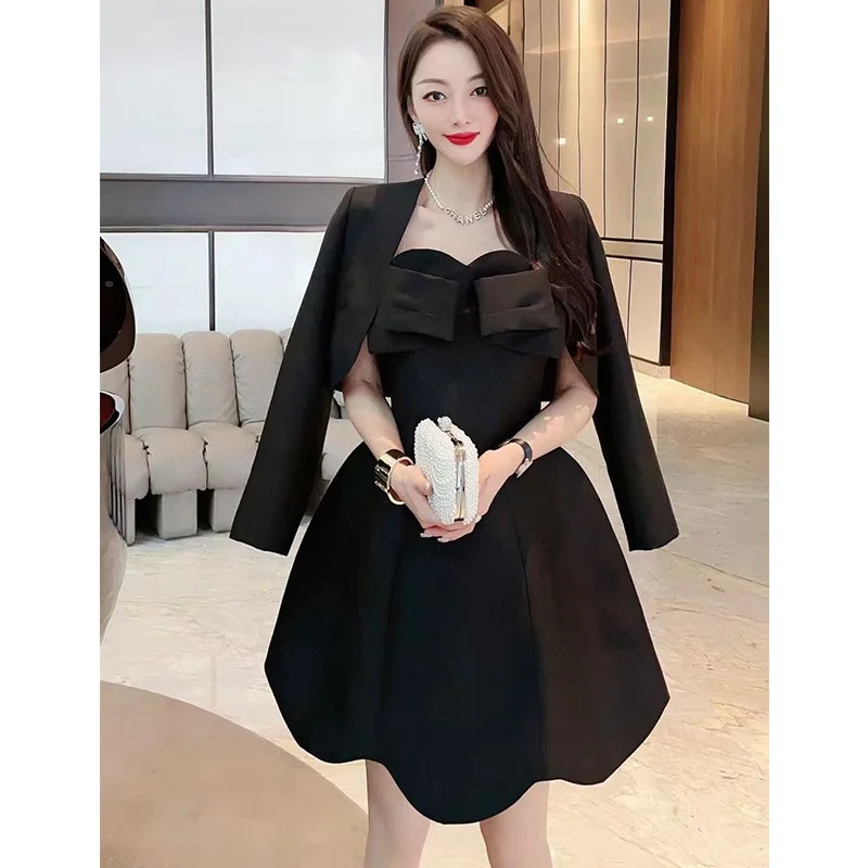 2021 early autumn new sweet foreign style high waist suspender bra puffy princess dress with shawl two-piece set
2021 early autumn new sweet foreign style high waist suspender bra puffy princess dress with shawl two-piece set