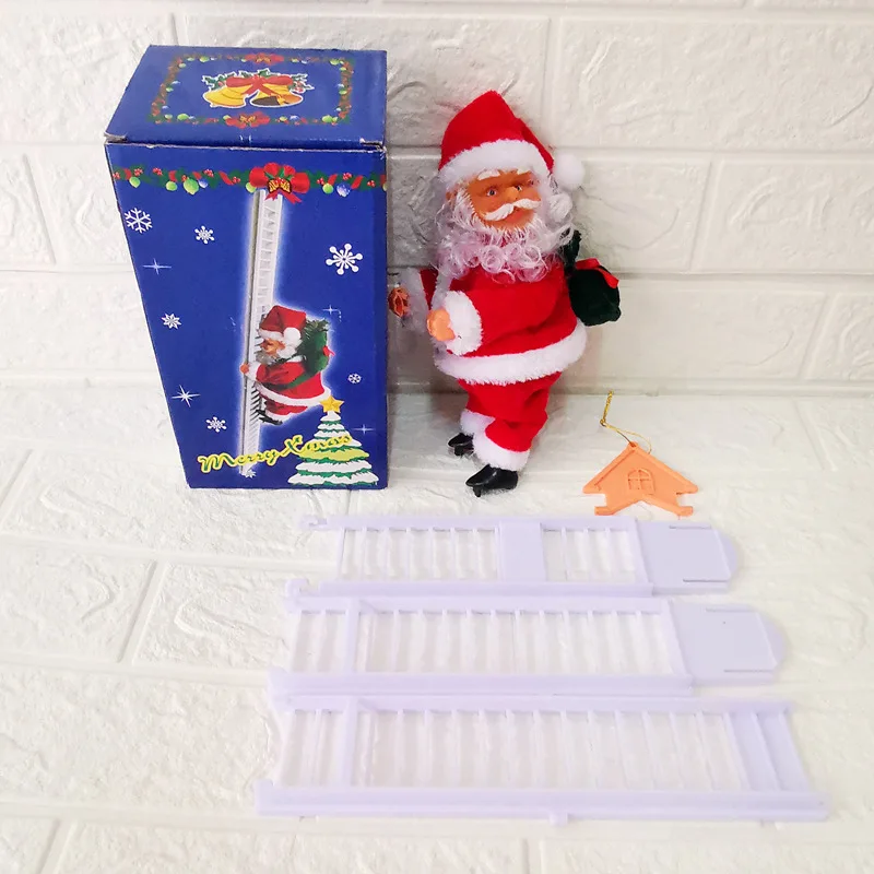 Christmas Santa Claus Electric Climb Ladder Hanging Decoration Christmas Tree Ornaments Party Kids Gifts
Christmas Santa Claus Electric Climb Ladder Hanging Decoration Christmas Tree Ornaments Party Kids Gifts