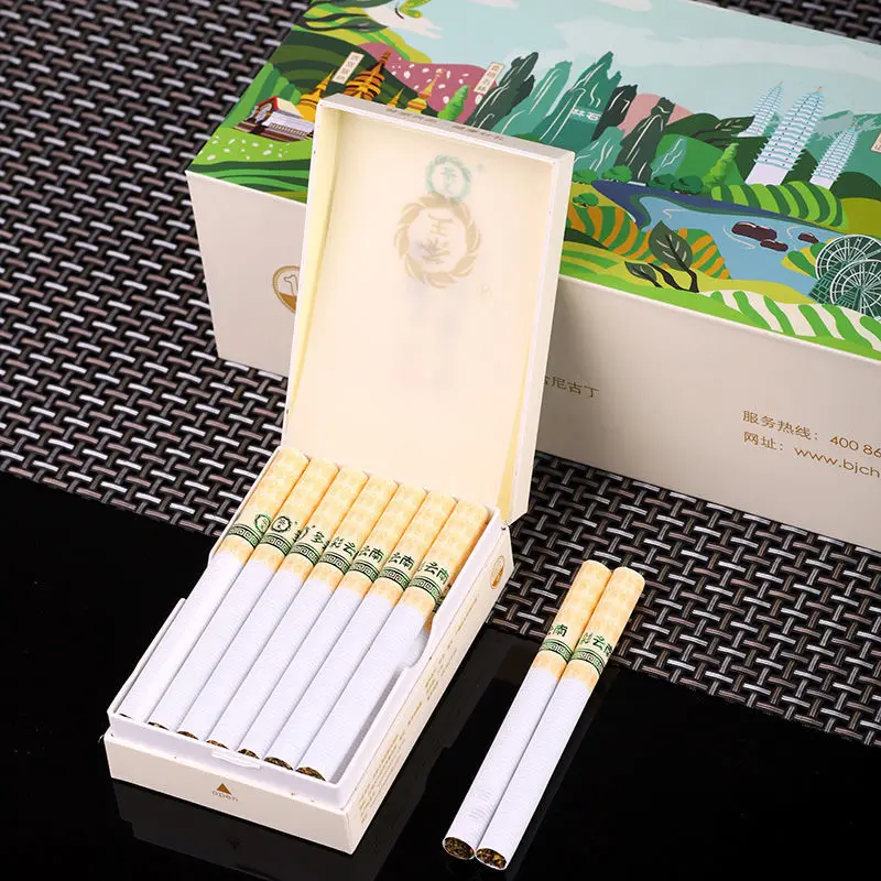 Teaking Colorful Yunnan Tea Smoke Cigarette Non-tobacco Products No Nicotine Thick Branch 10PCS
Teaking Colorful Yunnan Tea Smoke Cigarette Non-tobacco Products No Nicotine Thick Branch 10PCS