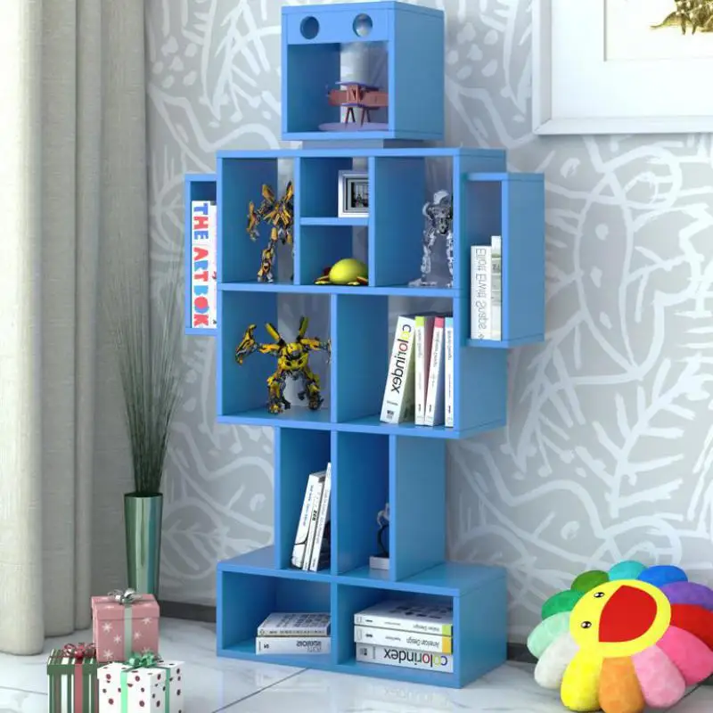 Креативный детский книжный шкаф книжная полка с роботом для рисования