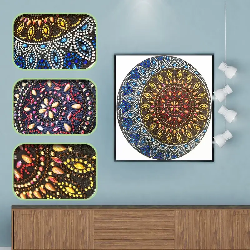 Circle Flower 5D Special Shaped Diamond Painting Embroidery Needlework Rhinestone Crystal Cross Craft Stitch Kit DIY
Circle Flower 5D Special Shaped Diamond Painting Embroidery Needlework Rhinestone Crystal Cross Craft Stitch Kit DIY