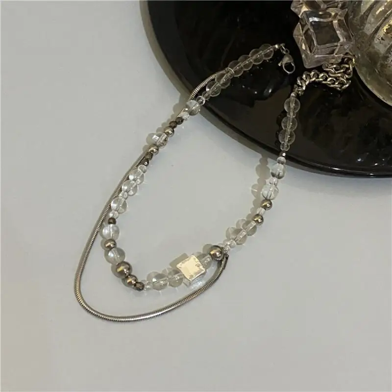 Glass Beads Beaded Multilayer Snake Bone Chain Stitching Necklace Planet Series Necklace Female Punk Style Sweater Chain
Glass Beads Beaded Multilayer Snake Bone Chain Stitching Necklace Planet Series Necklace Female Punk Style Sweater Chain