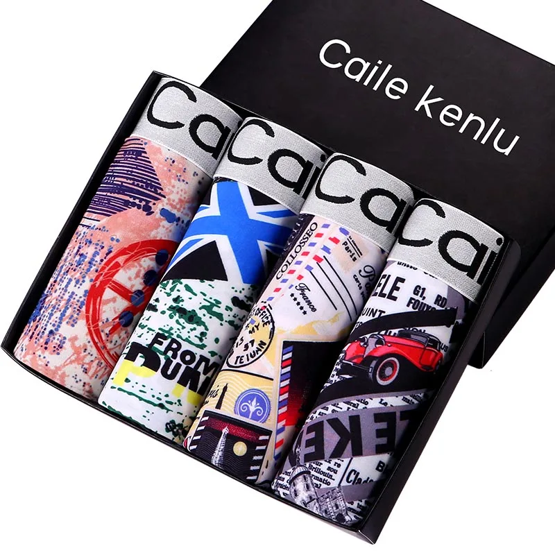 4pcs/lot New Mens Underwear Boxers Cotton Fashion Printed Men Underpants Boxer Shorts Male Panties Pouch Homme
4pcs/lot New Mens Underwear Boxers Cotton Fashion Printed Men Underpants Boxer Shorts Male Panties Pouch Homme