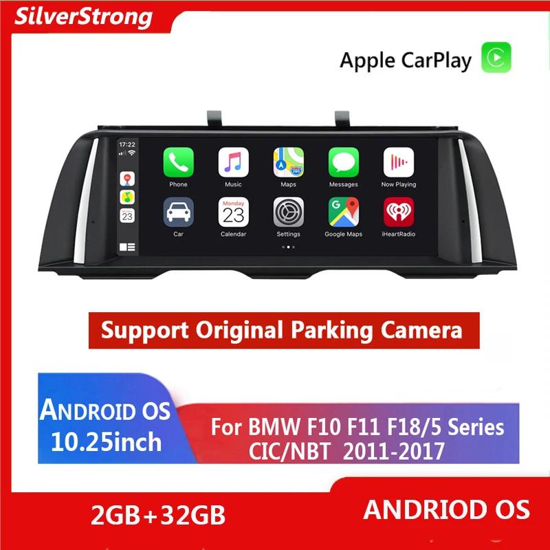 Автомобильный мультимедийный плеер IPS Android 10,0 для BMW 5 Series F10/F11/520(2011-2016) CIC NBT GPS Авторадио 4GBRAM 64GBROM навигация 
Автомобильный мультимедийный плеер IPS Android 10,0 для BMW 5 Series F10/F11/520(2011-2016) CIC NBT GPS Авторадио 4GBRAM 64GBROM навигация