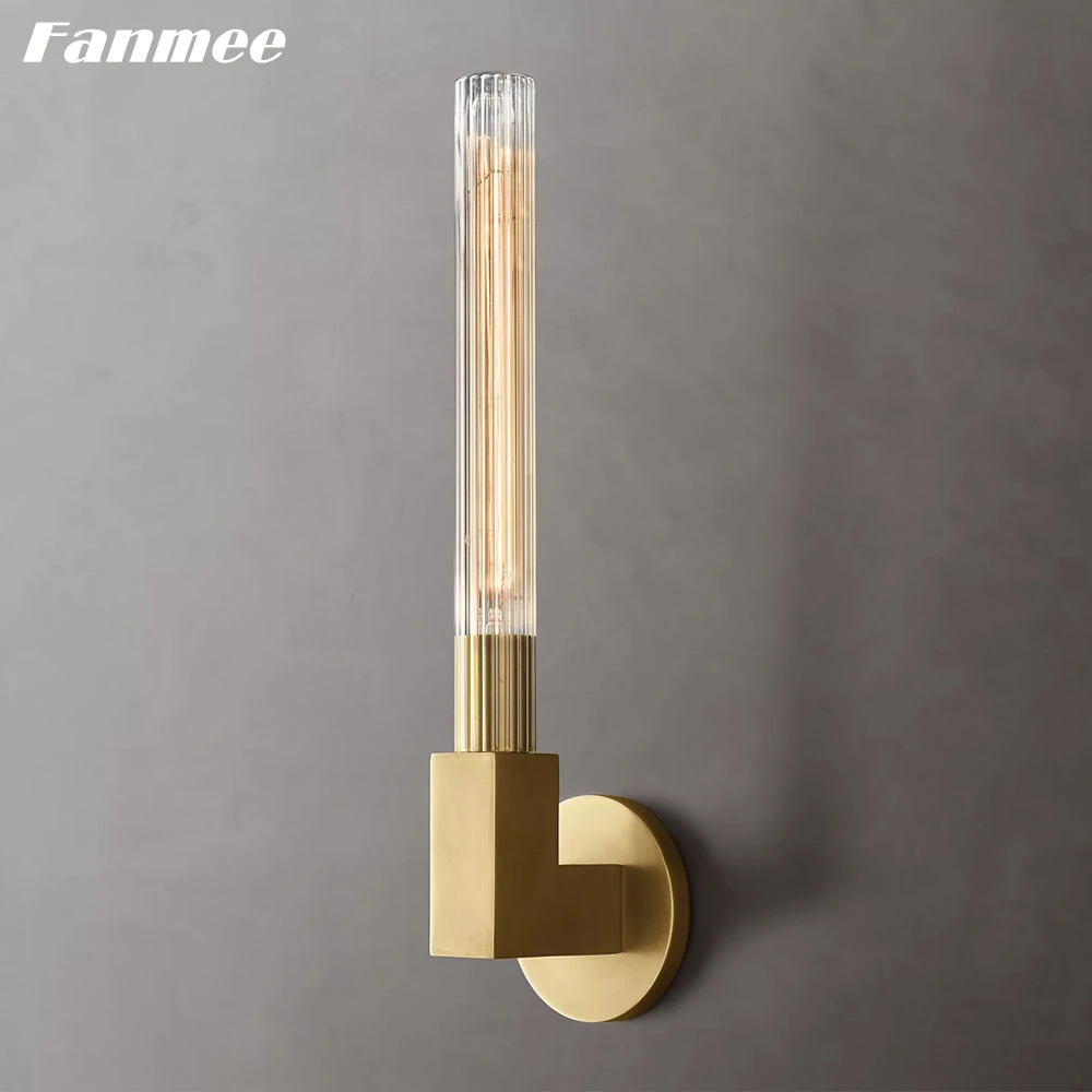 Cannele Sconce LED Home Decor Clear Glass Wall Light Modern Luxury Single Sconce Lighting Indoor Brass Wall Lamp for Living Room
Cannele Sconce LED Home Decor Clear Glass Wall Light Modern Luxury Single Sconce Lighting Indoor Brass Wall Lamp for Living Room