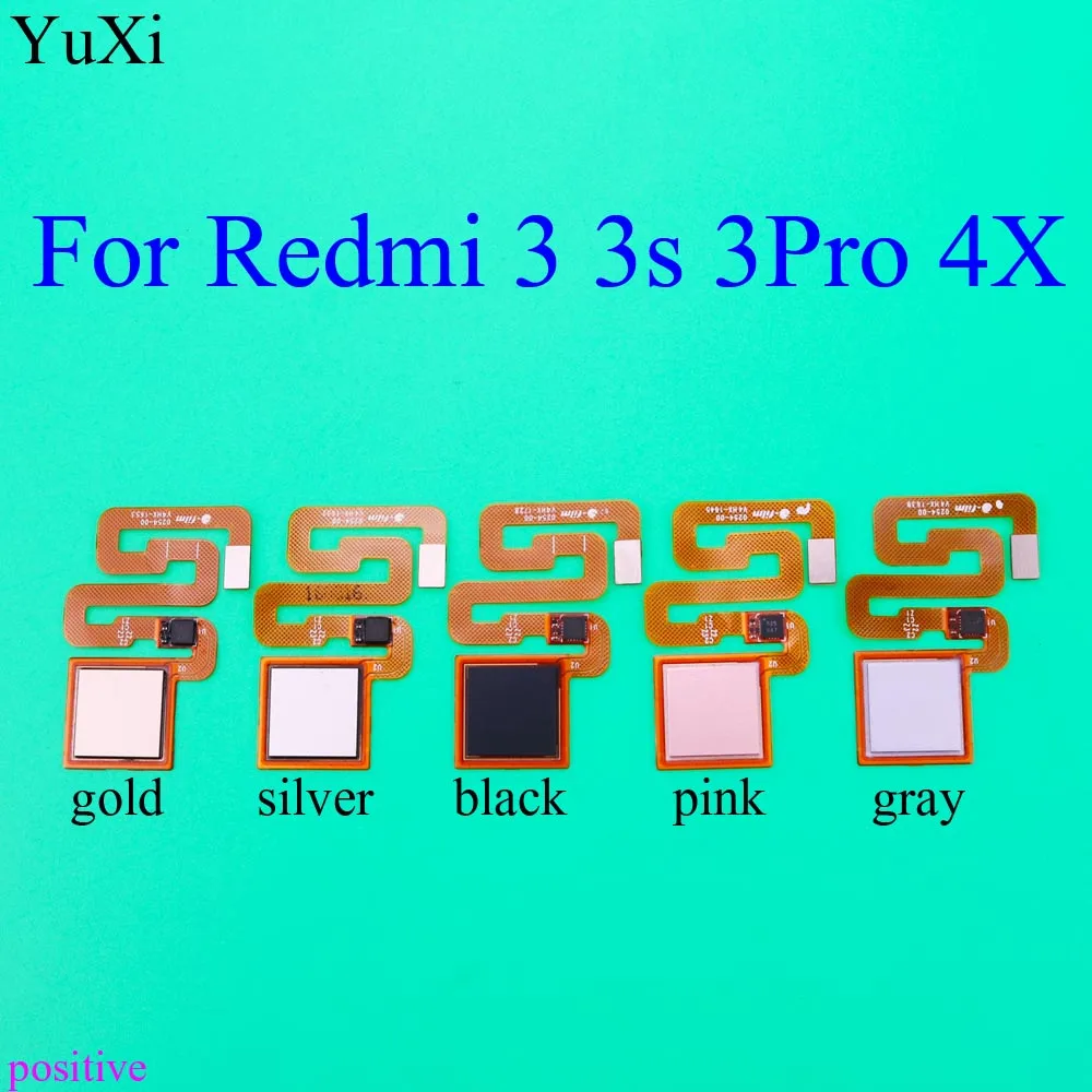 

Шлейф YuXi для Xiaomi Redmi 3/3s/4X Pro, сенсор отпечатков пальцев, Кнопка возврата дома, меню, замена провода