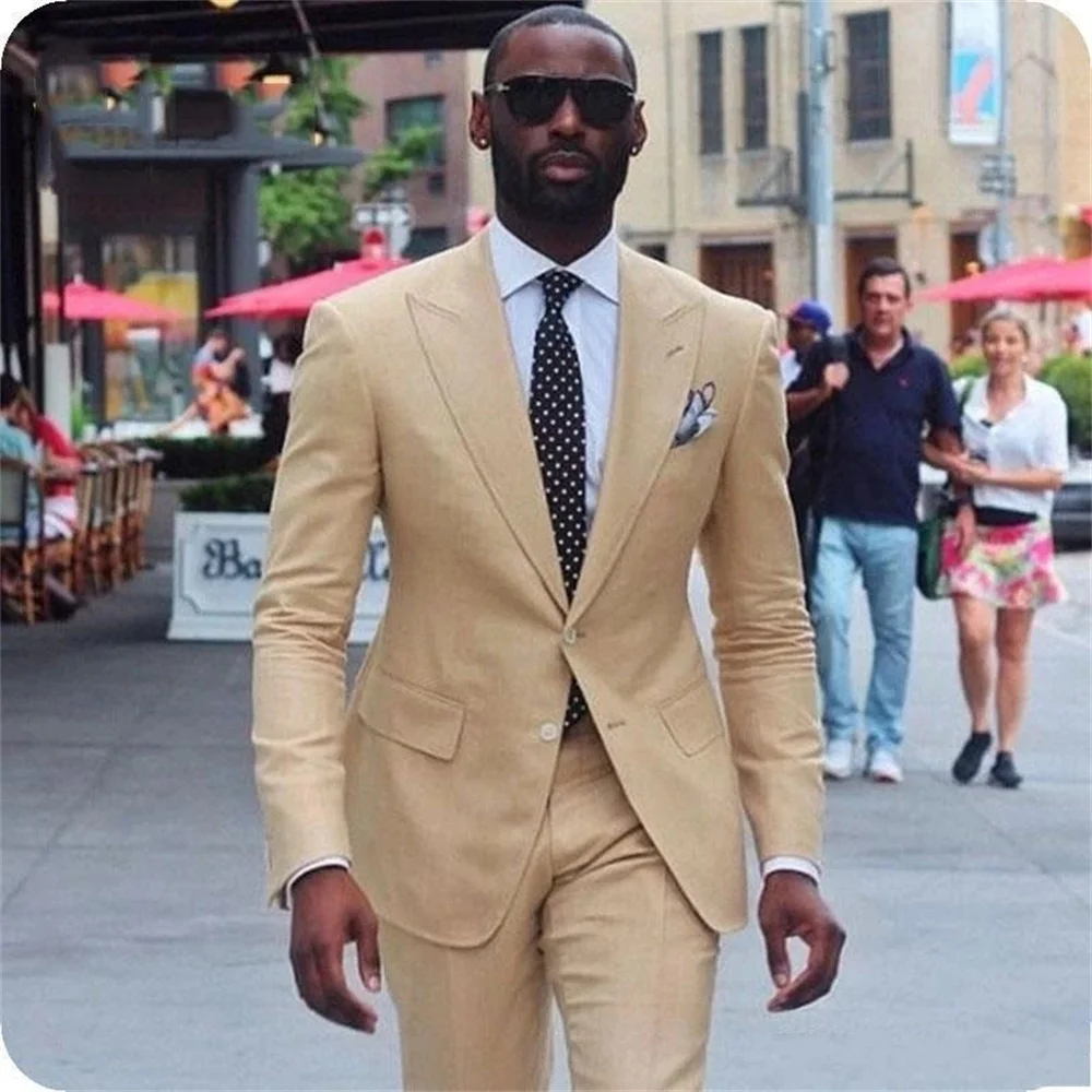 2021 New Coat Pants High Quality Design Tuxedo Groom Business Men's Suit Wide Pointed Lapel Custom 2-Piece (Coat + Pants + Tie)
2021 New Coat Pants High Quality Design Tuxedo Groom Business Men's Suit Wide Pointed Lapel Custom 2-Piece (Coat + Pants + Tie)