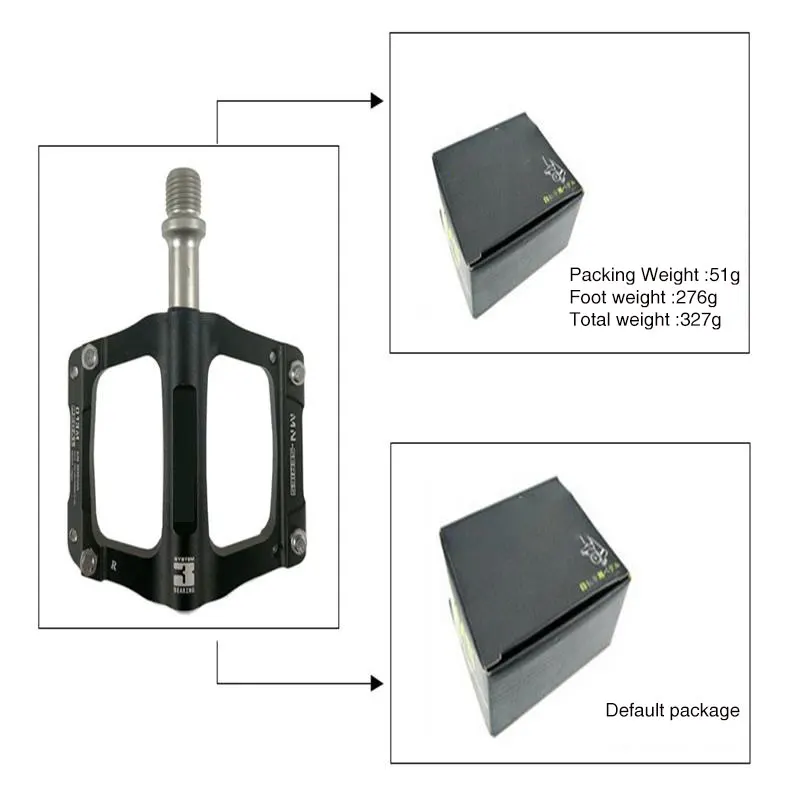 Bicycle Pedals Aluminum Alloy 3 Bearings MTB Road Bike Cycling Parts Fixed Gear Ultralight Non-slip Wide Racing Pedal 
Bicycle Pedals Aluminum Alloy 3 Bearings MTB Road Bike Cycling Parts Fixed Gear Ultralight Non-slip Wide Racing Pedal