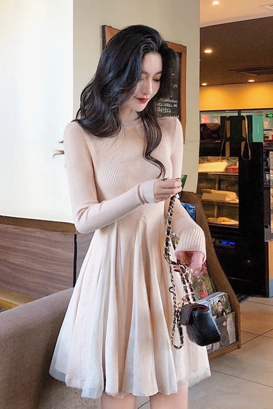 WERUERUYU 2020 Women Autumn Winter Sweater Dress Solid Brief A Line Short Dress Female Long Sleeve Knitted Dress
WERUERUYU 2020 Women Autumn Winter Sweater Dress Solid Brief A Line Short Dress Female Long Sleeve Knitted Dress