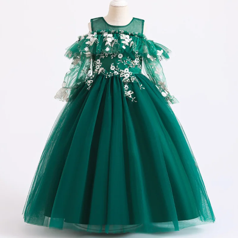 Flower Girls Dress Lace Bridesmaid Kids Dresses For Girls Children Long Party Wedding Princess Dress 10 12 Years Vestidos
Flower Girls Dress Lace Bridesmaid Kids Dresses For Girls Children Long Party Wedding Princess Dress 10 12 Years Vestidos