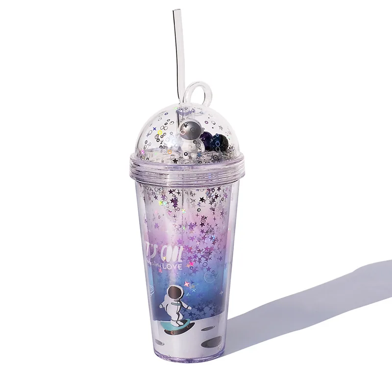 1pc Personality Gradients Milk Tea Cup Space Flight Double Pipette Cup Plastic Water Cup Originality Summer Cup Water Bottles
1pc Personality Gradients Milk Tea Cup Space Flight Double Pipette Cup Plastic Water Cup Originality Summer Cup Water Bottles