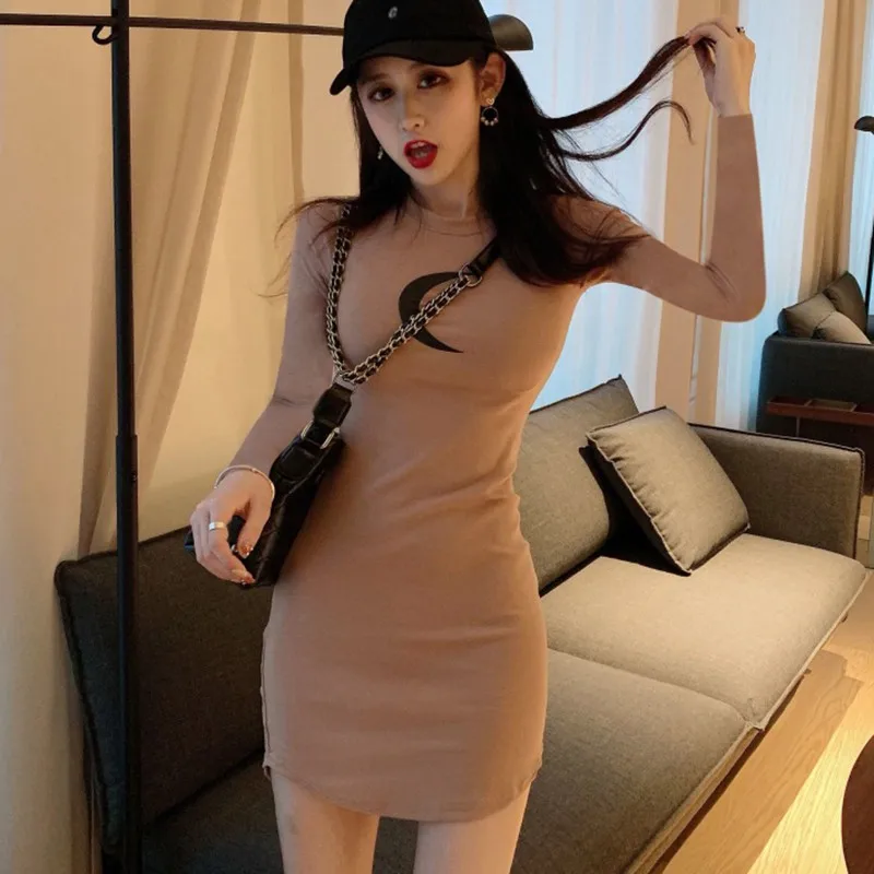 Women's Sexy Chic Dress Long Sleeve Autumn Bodycon Korean Styke Slim Fit Harajuku Clubwear Vestidos
Women's Sexy Chic Dress Long Sleeve Autumn Bodycon Korean Styke Slim Fit Harajuku Clubwear Vestidos