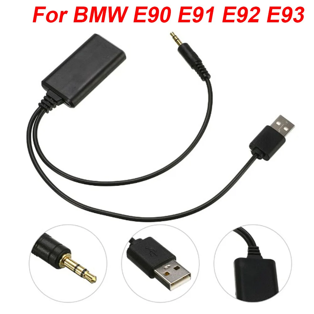 For BMW E90 E91 E92 E93 Car Auto Bluetooth Radio AUX Cable Adapter Accessories USB 3.5mm Plug 12V DC Car Bluetooth Receiver
For BMW E90 E91 E92 E93 Car Auto Bluetooth Radio AUX Cable Adapter Accessories USB 3.5mm Plug 12V DC Car Bluetooth Receiver