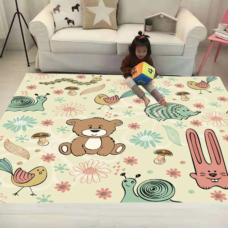 Funny Bear/Snail/Rabbit/Hedgehog Carpet Square Anti-Skid Area Floor Mat Rug Non-slip Mat Dining Room Living Soft Carpet Kids Mat
Funny Bear/Snail/Rabbit/Hedgehog Carpet Square Anti-Skid Area Floor Mat Rug Non-slip Mat Dining Room Living Soft Carpet Kids Mat