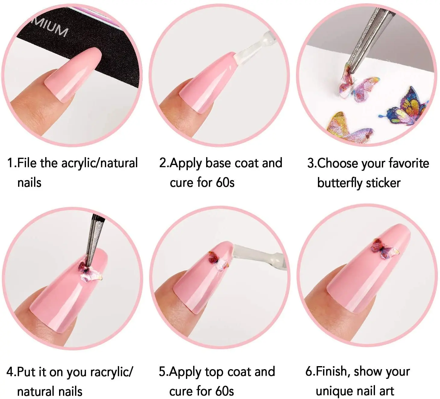 Makartt Nail Art Stickers Mariposa Mayhem Collection 8Pcs 3D Nail Decals Self-Adhesive Butterfly Laser Nail Art Holographic
Makartt Nail Art Stickers Mariposa Mayhem Collection 8Pcs 3D Nail Decals Self-Adhesive Butterfly Laser Nail Art Holographic