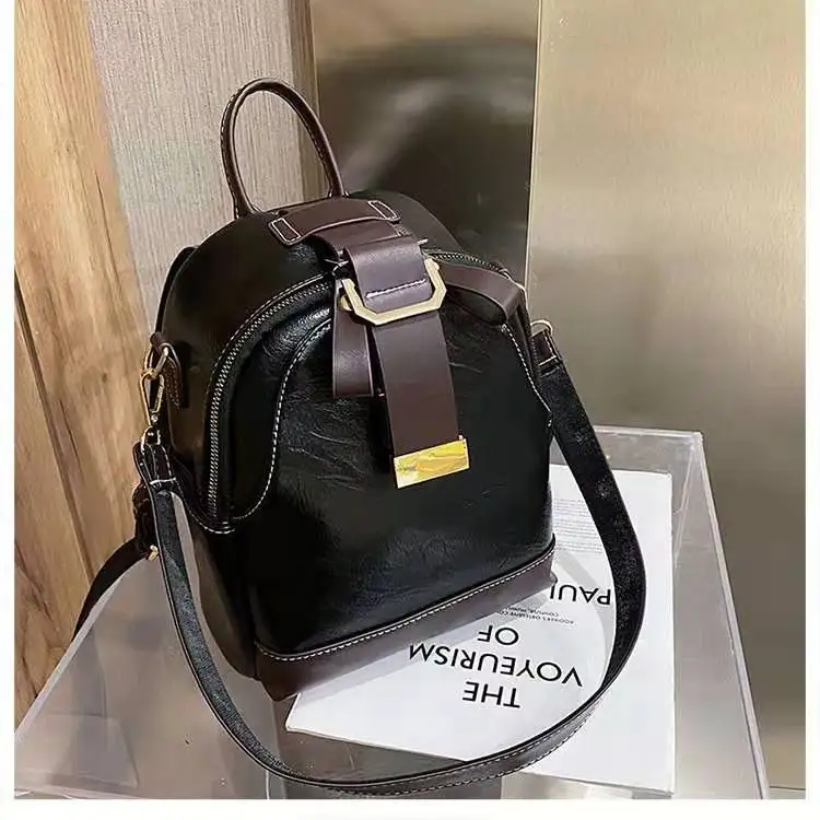 Ladies stitching backpack soft leather youth girl school bag 2021new luxury designer ladies multi-function travel bag 4 colors
Ladies stitching backpack soft leather youth girl school bag 2021new luxury designer ladies multi-function travel bag 4 colors