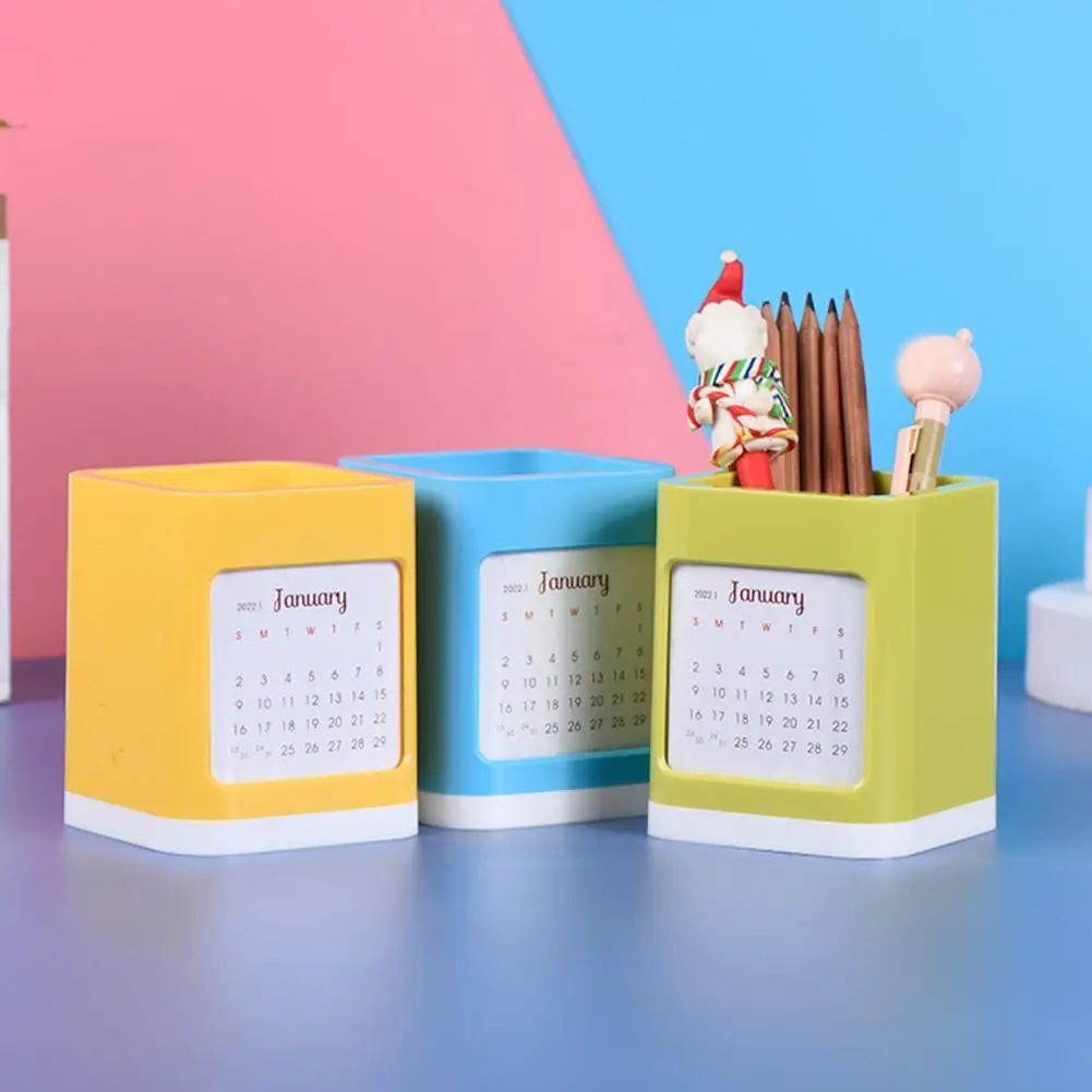 Pencil Cup Useful Decorative 2022 Reminder Desk Calendar Pencil Holder Burr Free Tidy-keeping Pen Case
Pencil Cup Useful Decorative 2022 Reminder Desk Calendar Pencil Holder Burr Free Tidy-keeping Pen Case
