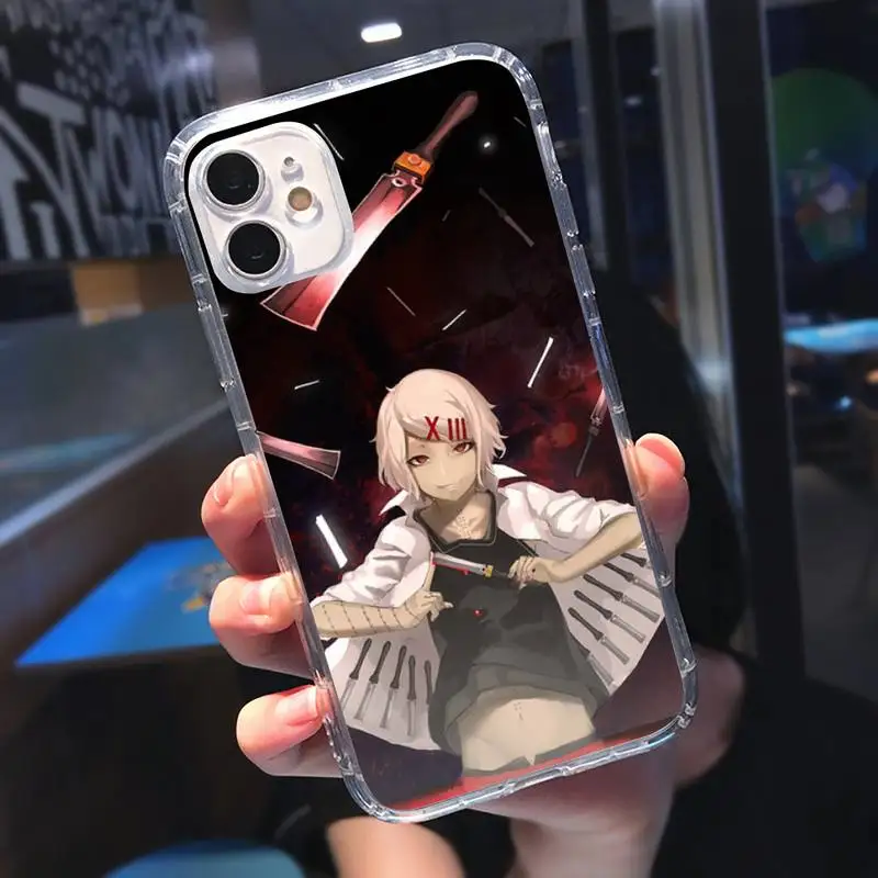 JUUZOU SUZUYA Tokyo Ghoul Phone Case Transparent soft For iphone 5 5s 5c se 6 6s 7 8 11 12 plus mini x xs xr pro max
JUUZOU SUZUYA Tokyo Ghoul Phone Case Transparent soft For iphone 5 5s 5c se 6 6s 7 8 11 12 plus mini x xs xr pro max