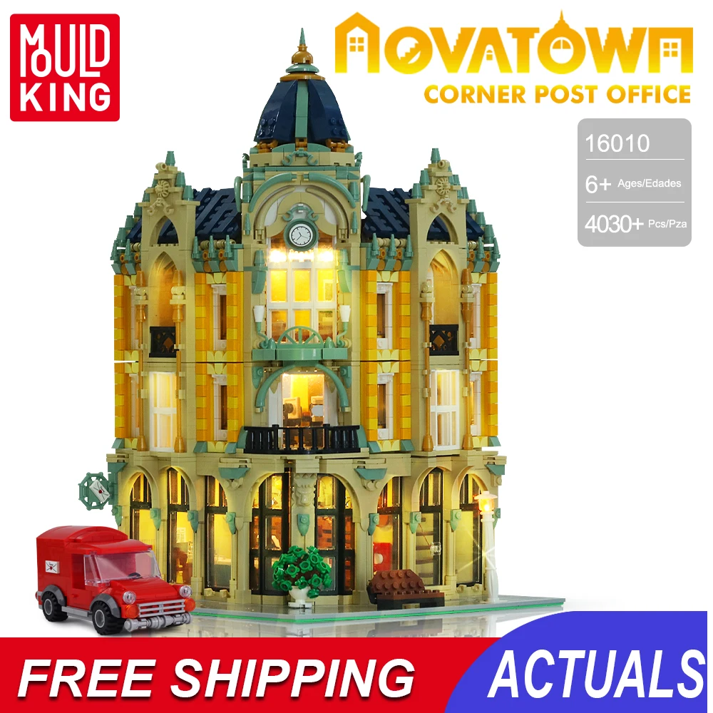 Moc Post Office Building Blocks Modular Bricks City Architecture Street Led Light House Sets Assembly Mould King Kids Toys Boys
Moc Post Office Building Blocks Modular Bricks City Architecture Street Led Light House Sets Assembly Mould King Kids Toys Boys
