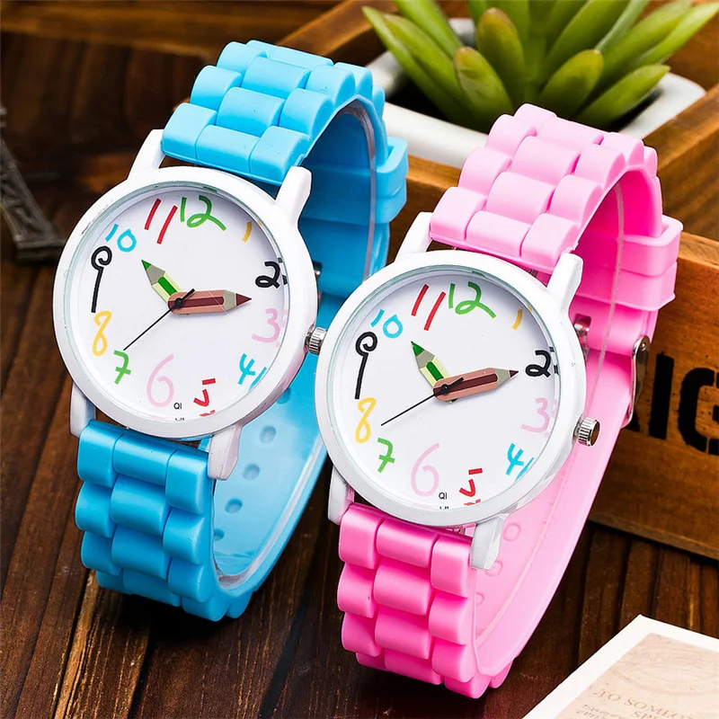 Fashion Women Quartz Watch Cute Pencil Number Dial Wrist Watches with Silicone Strap TC21
Fashion Women Quartz Watch Cute Pencil Number Dial Wrist Watches with Silicone Strap TC21