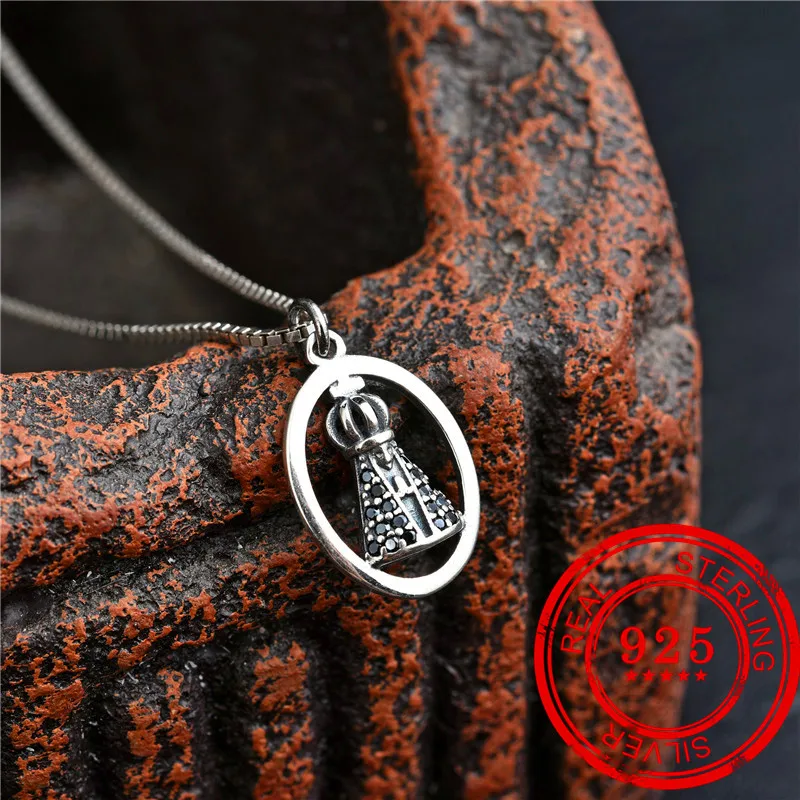 Hot Fashion 00% Sterling Silver 925 Necklace Buddha Pendant Box Chain Woman Wedding Party Gift Luxury Silver 925 Necklace 
Hot Fashion 00% Sterling Silver 925 Necklace Buddha Pendant Box Chain Woman Wedding Party Gift Luxury Silver 925 Necklace