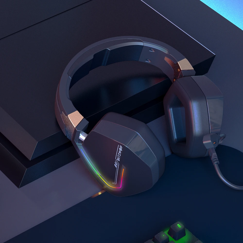 BW-GH2 Gaming Headphones 7.1 Channel 53mm Driver USB Wired RGB Gamer Headset with Mic for PC for PS3/4 Headphone
BW-GH2 Gaming Headphones 7.1 Channel 53mm Driver USB Wired RGB Gamer Headset with Mic for PC for PS3/4 Headphone
