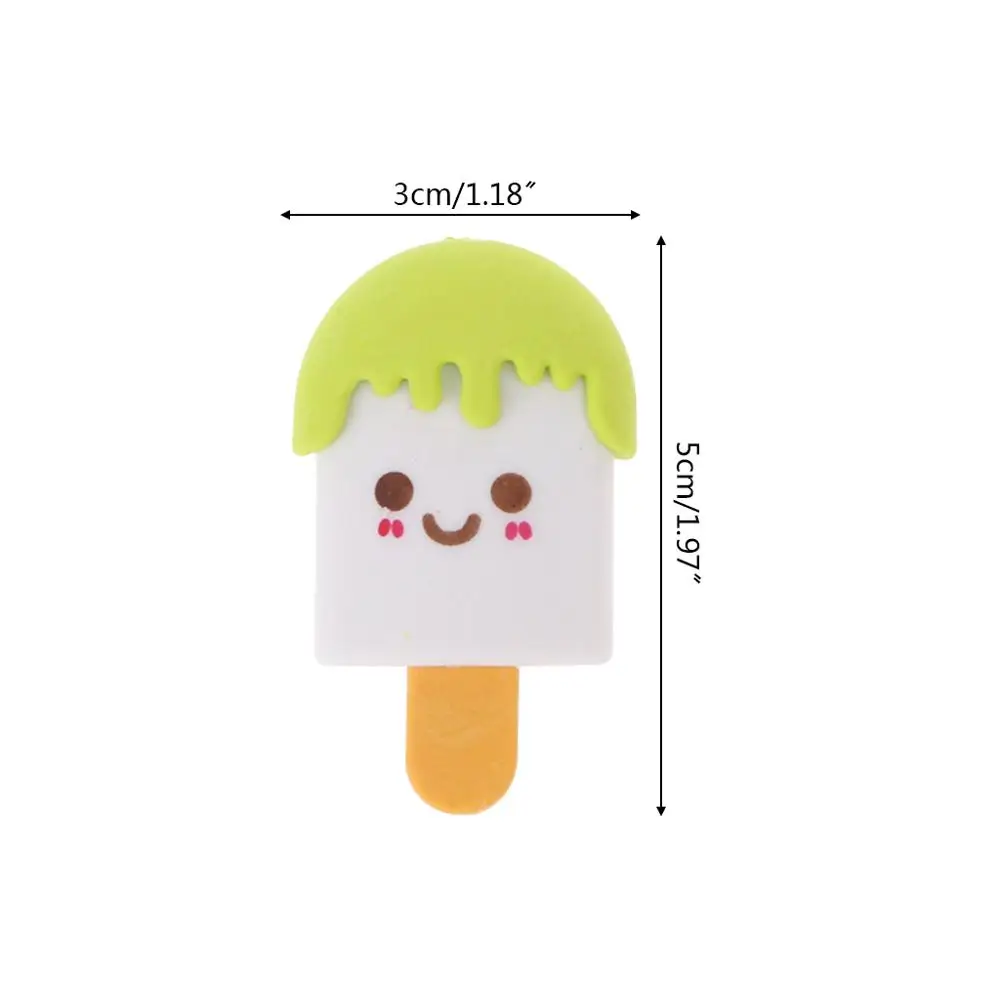 Cute 3D Cartoon Face Ice Cream Rubber Erasers Pencil Eraser For Kids School Supplies Stationery
Cute 3D Cartoon Face Ice Cream Rubber Erasers Pencil Eraser For Kids School Supplies Stationery