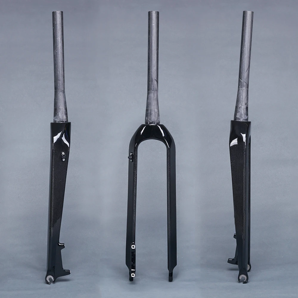 Glossy 3K Carbon Fiber Fork MTB Bicycle Forks Mountain Bike Rigid Disc Brake Fork Tapered 1-1/8 inch/1-1/2 inch 26/27.5/29er
Glossy 3K Carbon Fiber Fork MTB Bicycle Forks Mountain Bike Rigid Disc Brake Fork Tapered 1-1/8 inch/1-1/2 inch 26/27.5/29er