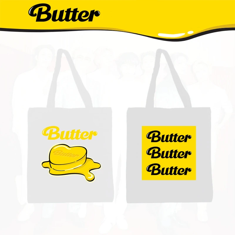 Wholesale Kpop Bangtan Boys Butter Shopping Bag Handbag Canvas Bag Cartoon Girls Fashion Casual Pacakge Print Shopping Bags
Wholesale Kpop Bangtan Boys Butter Shopping Bag Handbag Canvas Bag Cartoon Girls Fashion Casual Pacakge Print Shopping Bags