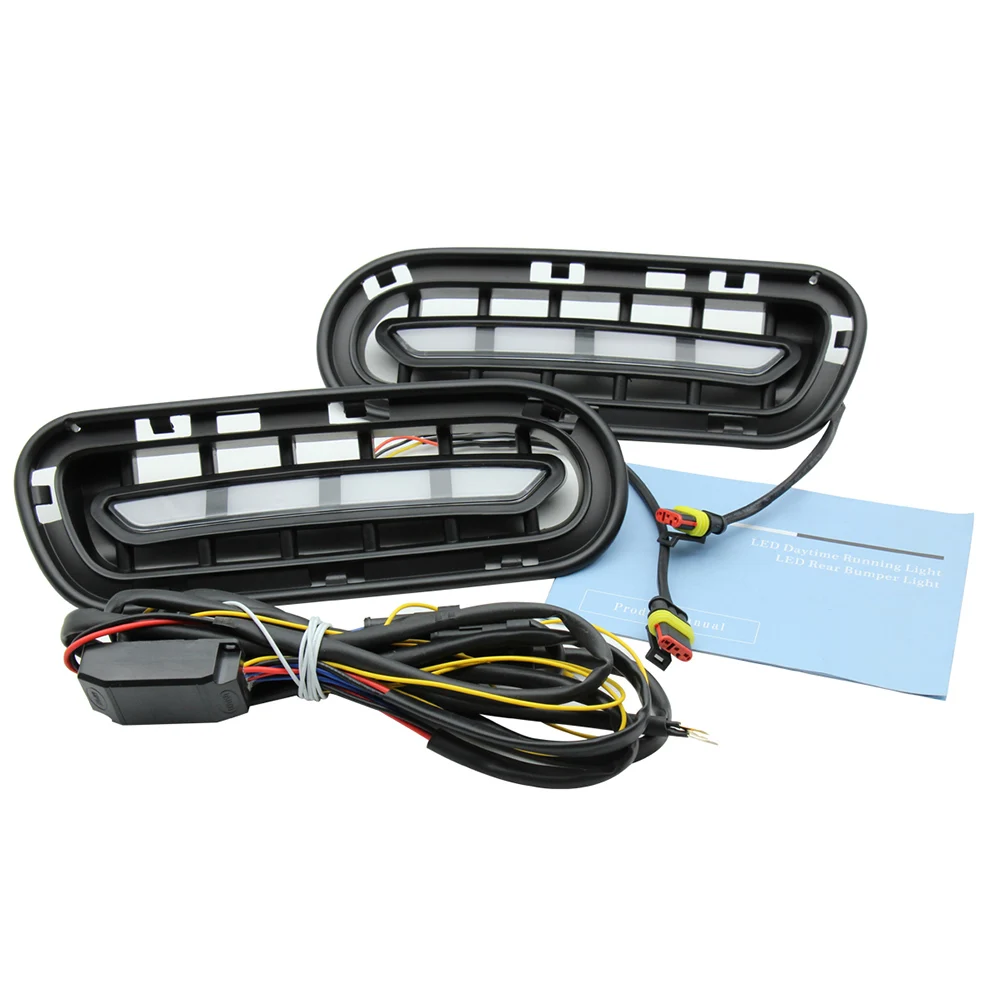 2 pcs/pair Car LED 2 Color Daytime Running Light for 18-20 Kia Stinger Lamp Auto Vehicle Accessories TD326
2 pcs/pair Car LED 2 Color Daytime Running Light for 18-20 Kia Stinger Lamp Auto Vehicle Accessories TD326