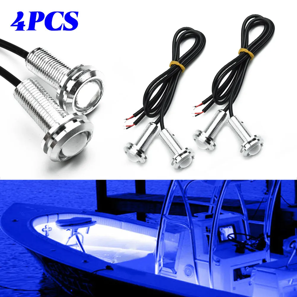 4PCS Blue LED Light 12 V 3w Spreader Daytime Running Lamp Transom High Brightness Outrigger Fits All Cars Trucks Boats Trailers
4PCS Blue LED Light 12 V 3w Spreader Daytime Running Lamp Transom High Brightness Outrigger Fits All Cars Trucks Boats Trailers