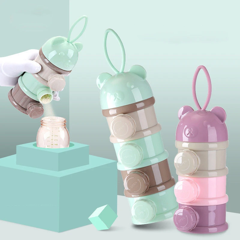 3 Or 4-layers Bear Style Portable Baby Food Storage Box Essential Cereal Cartoon Infant Milk Powder Box Toddle Snacks Container
3 Or 4-layers Bear Style Portable Baby Food Storage Box Essential Cereal Cartoon Infant Milk Powder Box Toddle Snacks Container
