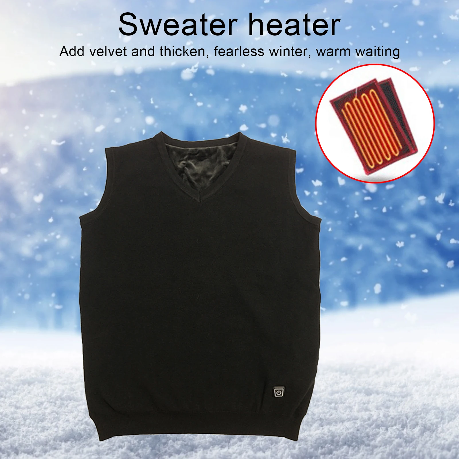 Heated Sweater Breathable Comfortable Men Outdoor USB Heating Vest Jacket Winter Flexible Electric Thermal Clothing Gifts
Heated Sweater Breathable Comfortable Men Outdoor USB Heating Vest Jacket Winter Flexible Electric Thermal Clothing Gifts