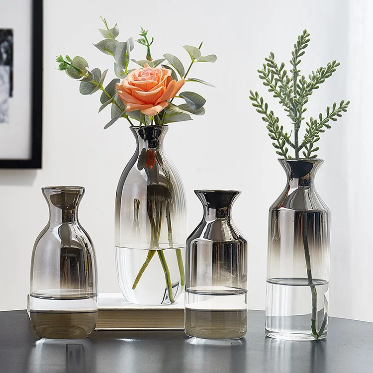 Modern Minimalist Glass Vase Creative Transparent Aesthetic Office Small Flowers Vase Nordic Jarrones Home Decoration DF50HP
Modern Minimalist Glass Vase Creative Transparent Aesthetic Office Small Flowers Vase Nordic Jarrones Home Decoration DF50HP