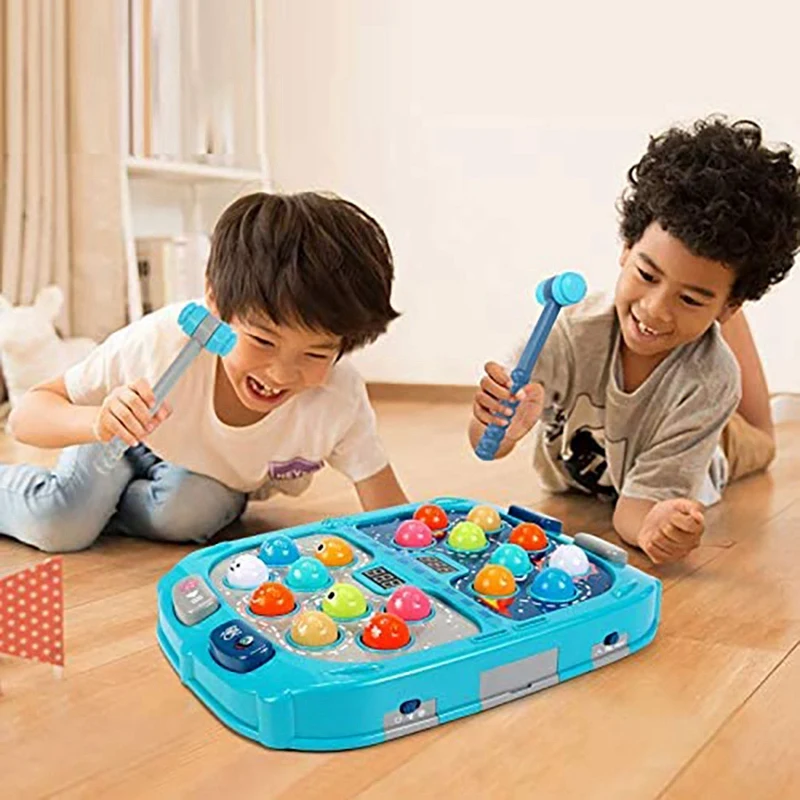 Whac-A-Mole Game Mini Electronic Arcade Game Light-Up Musical Interactive Pounding Toy Add Fight PK Mode Toy
Whac-A-Mole Game Mini Electronic Arcade Game Light-Up Musical Interactive Pounding Toy Add Fight PK Mode Toy