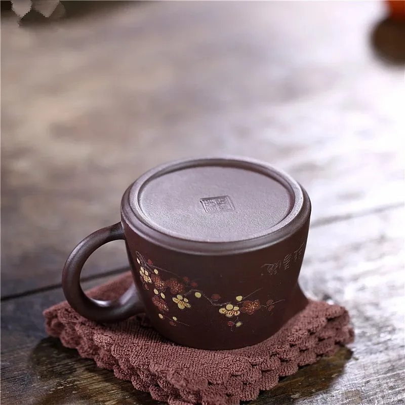 Hot Sell 200ml Yixing Purple Clay Fair Cup Cha Hai Plum blossom Teacup Handmade Tea set Accessories Household Drinkware
Hot Sell 200ml Yixing Purple Clay Fair Cup Cha Hai Plum blossom Teacup Handmade Tea set Accessories Household Drinkware