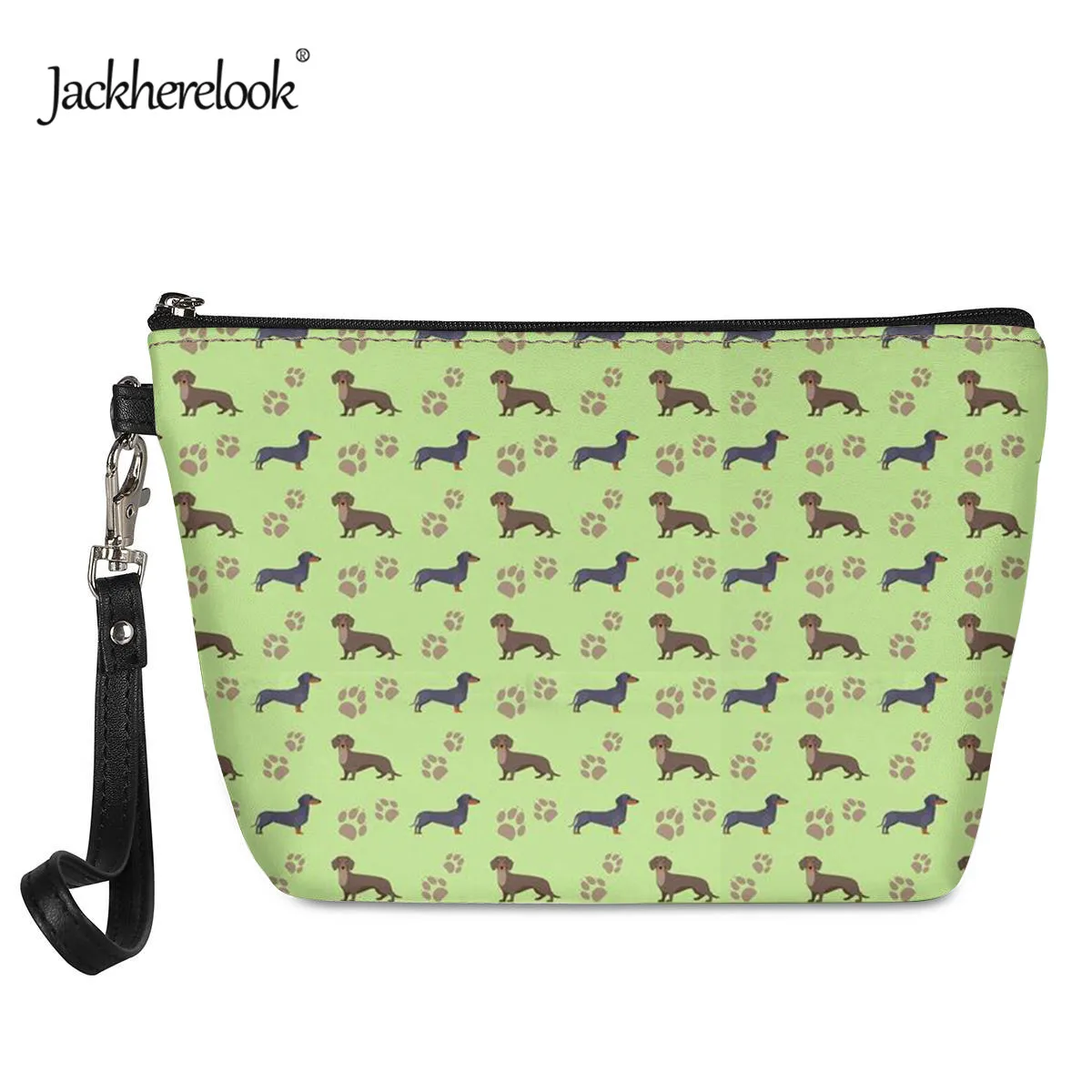 Jackherelook, Милая женская косметичка с принтом собачьей лапы, роскошная косметичка из искусственной кожи для женщин, женская повседневная Сумо...
Jackherelook, Милая женская косметичка с принтом собачьей лапы, роскошная косметичка из искусственной кожи для женщин, женская повседневная Сумо...