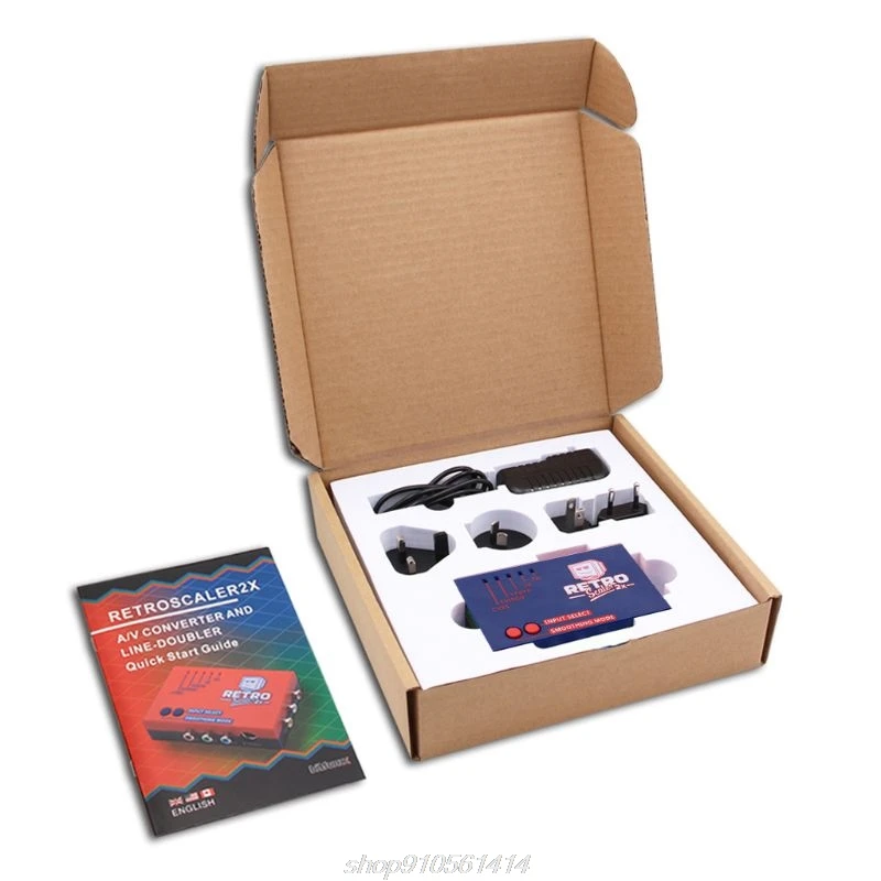 A/V Converter and Line-doubler RetroScaler2x 480p60 signal for Retro Video Game A09 21 Dropshipping
A/V Converter and Line-doubler RetroScaler2x 480p60 signal for Retro Video Game A09 21 Dropshipping