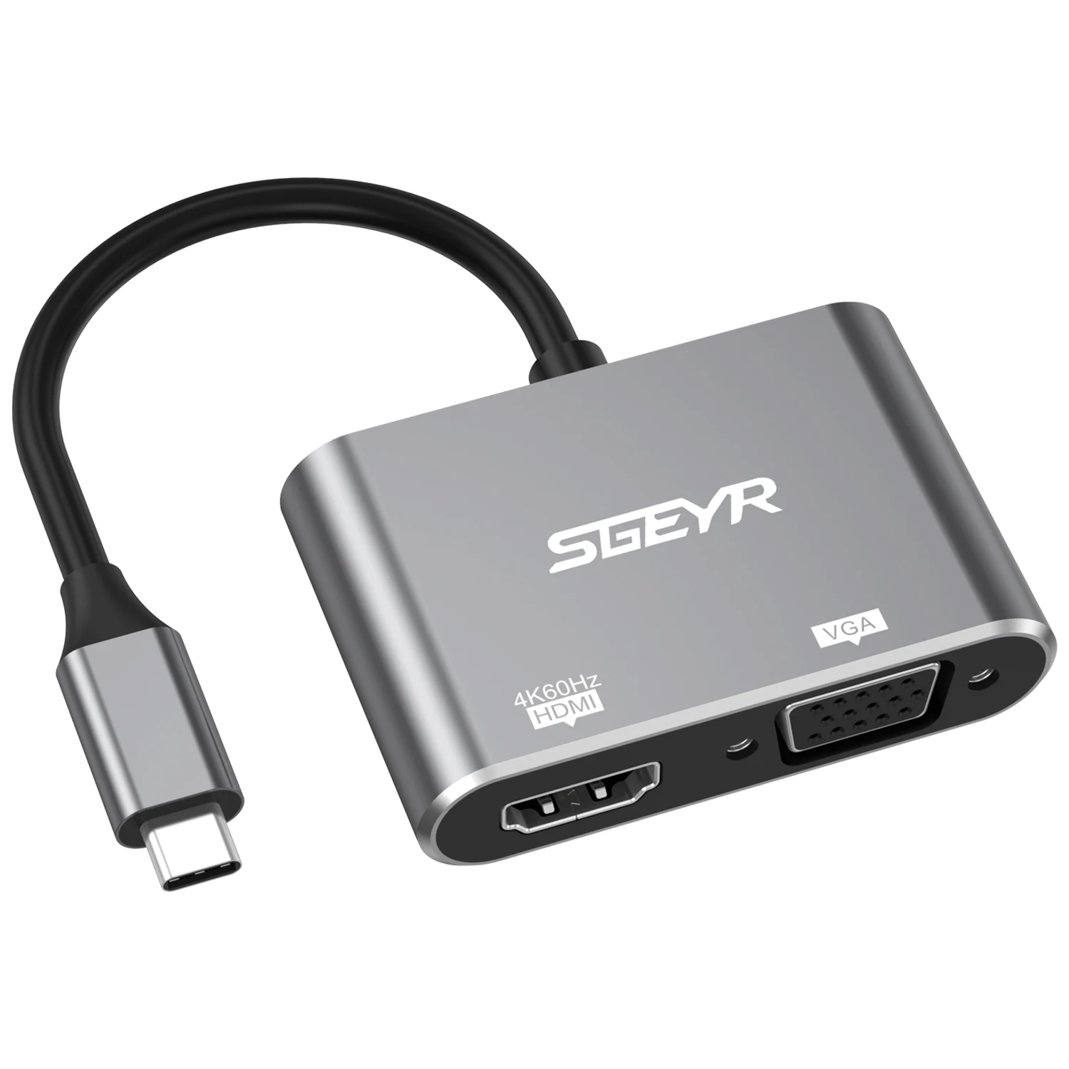 Адаптер USB C-HDMI VGA, адаптер SGEYR 4K x 2K 2-в-1 Type C-VGA HDMI для MacBook Pro/Air/ipad Pro 2018 Galaxy S8/S8
Адаптер USB C-HDMI VGA, адаптер SGEYR 4K x 2K 2-в-1 Type C-VGA HDMI для MacBook Pro/Air/ipad Pro 2018 Galaxy S8/S8