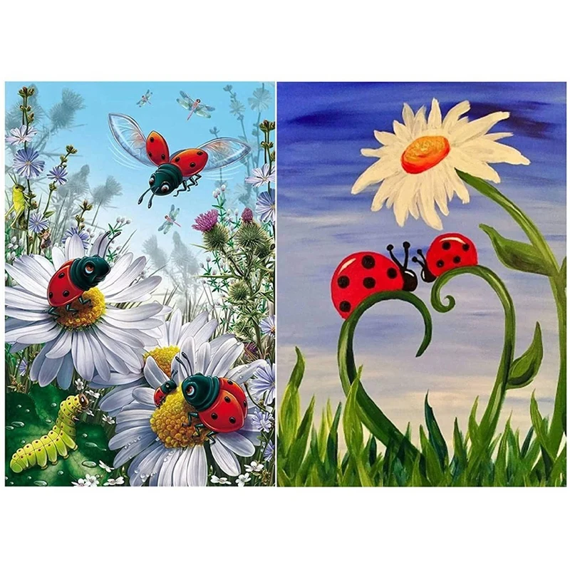 DIY Diamond Painting By Numbers Kits, Cartoon Flower Ladybug Embroidery Rhinestone Arts Craft Full Drill Canvas Crystal
DIY Diamond Painting By Numbers Kits, Cartoon Flower Ladybug Embroidery Rhinestone Arts Craft Full Drill Canvas Crystal
